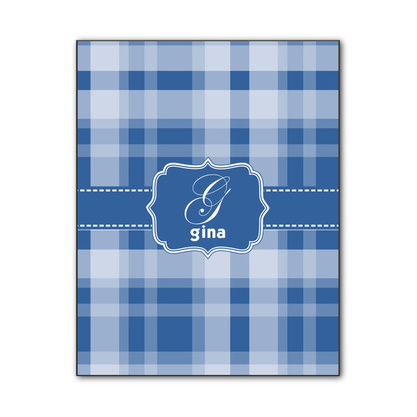 Custom Plaid Wood Print - 11x14 (Personalized)