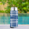 Plaid Can Cooler - Tall 12oz - In Context