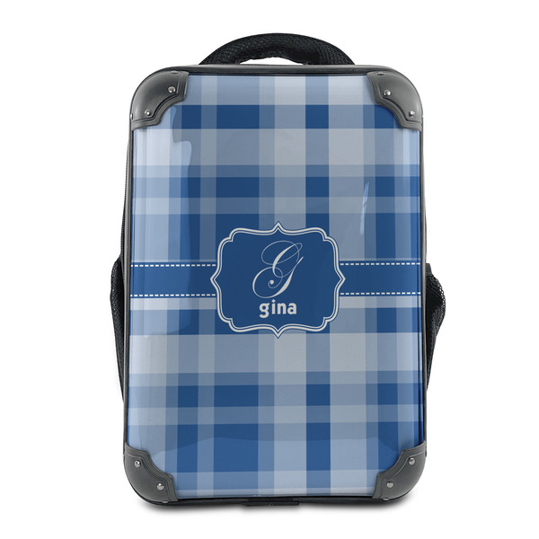 Custom Plaid 15" Hard Shell Backpack (Personalized)