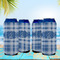 Plaid 16oz Can Sleeve - Set of 4 - LIFESTYLE