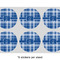 Plaid 3" Multipurpose Round Labels - Sheet