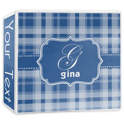 Plaid 3-Ring Binder - 3 inch (Personalized)