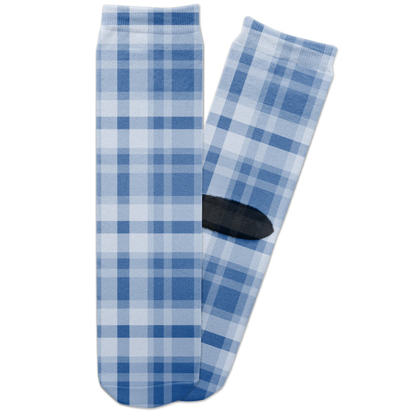 Custom Plaid Adult Crew Socks