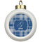 Plaid Ceramic Ball Ornaments Parent