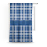 Plaid Curtain Panel - Custom Size