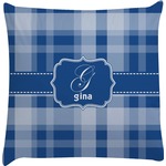 Plaid Decorative Pillow Case (Personalized)