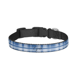 Plaid Dog Collar - Large (Personalized)