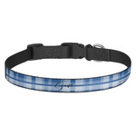 Plaid Dog Collar - Medium (Personalized)