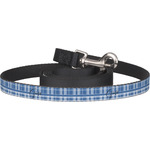 Plaid Dog Leash (Personalized)