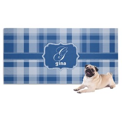 Plaid Dog Towel (Personalized)