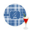 Plaid Drink Topper - Medium - Single with Drink