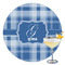 Plaid Drink Topper - XLarge - Single with Drink