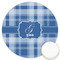 Plaid Icing Circle - Large - Front