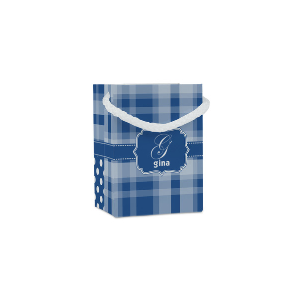 Custom Plaid Jewelry Gift Bags (Personalized)