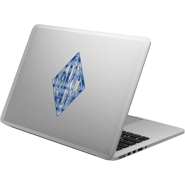 Custom Plaid Laptop Decal (Personalized)