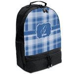 Plaid Backpacks - Black (Personalized)