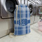 Plaid Large Laundry Bag - In Context