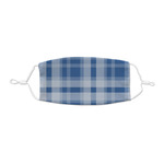 Plaid Kid's Cloth Face Mask - XSmall