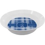 Plaid Melamine Bowl (Personalized)