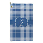 Plaid Microfiber Golf Towel - Small (Personalized)