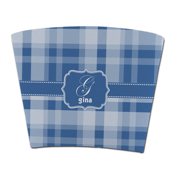 Custom Plaid Party Cup Sleeve - without bottom (Personalized)