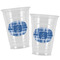 Plaid Party Cups - 16oz - Alt View