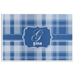 Plaid Disposable Paper Placemats (Personalized)