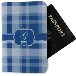 Plaid Passport Holder - Fabric (Personalized)