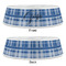 Plaid Plastic Pet Bowls - Large - APPROVAL