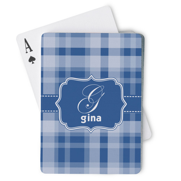 Custom Plaid Playing Cards (Personalized)