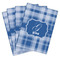 Plaid Playing Cards - Hand Back View