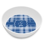 Plaid Melamine Bowl - 8 oz (Personalized)