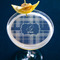 Plaid Printed Drink Topper - Large - In Context