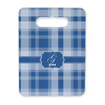 Plaid Rectangular Trivet with Handle (Personalized)