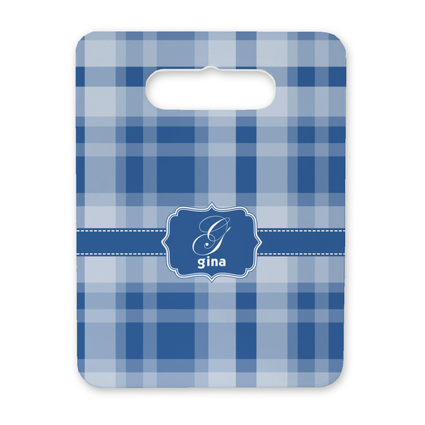 Custom Plaid Rectangular Trivet with Handle (Personalized)