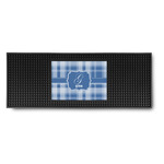 Plaid Rubber Bar Mat (Personalized)