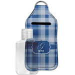 Plaid Hand Sanitizer & Keychain Holder - Large (Personalized)