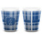 Plaid Shot Glass - White - APPROVAL