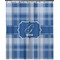 Plaid Shower Curtain 70x90