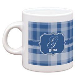 Plaid Espresso Cup (Personalized)