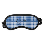 Plaid Sleeping Eye Mask - Small (Personalized)