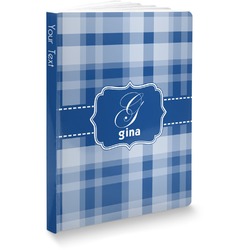 Plaid Softbound Notebook - 5.75" x 8" (Personalized)