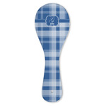 Plaid Ceramic Spoon Rest (Personalized)