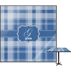 Plaid Square Table Top (Personalized)