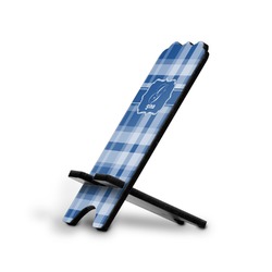 Plaid Stylized Cell Phone Stand - Large (Personalized)