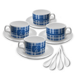 Plaid Tea Cup - Set of 4 (Personalized)