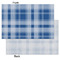 Plaid Tissue Paper - Heavyweight - Small - Front & Back