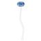 Plaid White Plastic 7" Stir Stick - Oval - Single Stick