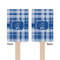 Plaid Wooden 6.25" Stir Stick - Rectangular - Double Sided - Front & Back