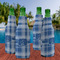 Plaid Zipper Bottle Cooler - Set of 4 - LIFESTYLE